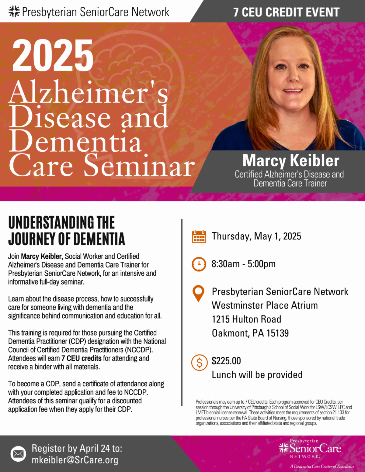 2025 Alzheimer's Disease & Dementia Care Seminar